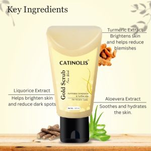 100ml Catinolis Gold Scrub Face Wash