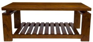 Acacia Wood Coffee Table for Living Room