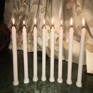 White Regular Plain Candle