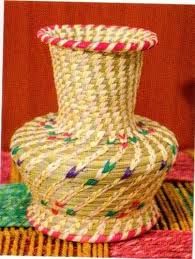 Modern Matt Sabai Grass Flower Vase