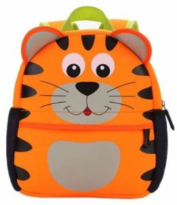 Printed Cartoon Polyester School Bag