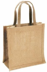 Brown Plain Biodegradable Jute Bag
