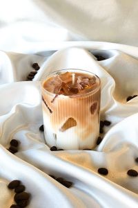 Iced Coffee Glass Candle