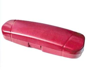 Ignish Metallic Red PP Optical Glasses Storage Case