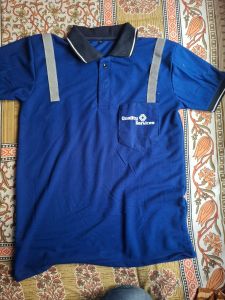 Reflective Safety Polo T-Shirt
