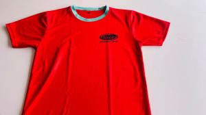 Round Neck Polyester Sports T-Shirt