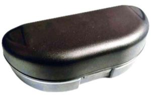Safari Brown Finish Compact Glasses Case