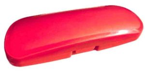 Varna Red Sleek Eyeglass Case