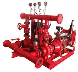 Fire Fighting Pumping System with Tank
