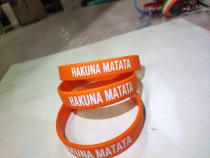 Customized Promotional Silicone Wristband