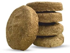 Round Cow Dung Cake