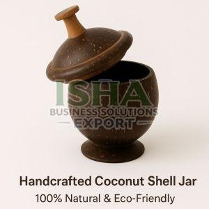 Handicrated Coconut Shell Jar