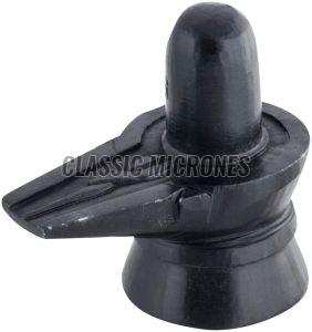 Handcrafted Black Marble Shivling Statue