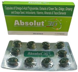 Absolut 3G Omega 3 Vitamins Minerals Capsules