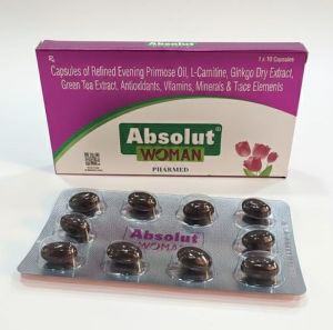 Absolut Woman Omega 3 Vitamins Minerals Capsules