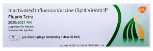 Fluarix Tetra Pre Filled Syringe Vaccine