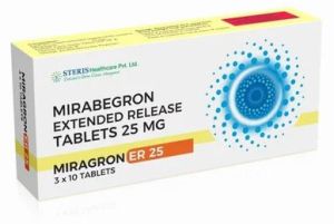 Miragron ER Mirabegron Extended Release 25mg Tablets