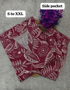Elegant Ladies Rayon Printed Kurti Pant Set