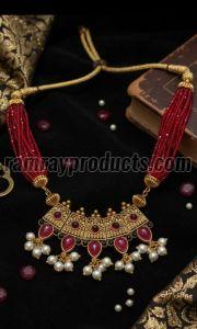 Designer Beaded Necklace for Party Wear