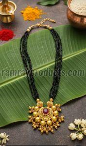 Elegant Micro Gold Polish Mangalsutra