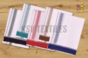 Traditional White Cotton Dhoti