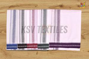 Pure White Cotton Dhoti