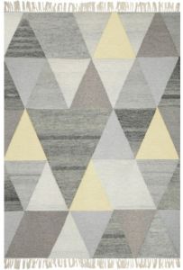 Scandinavian Tri-Tone Flat Weave Dhurrie