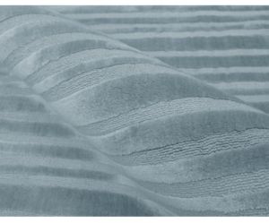 Ice Blue Textured Handloom Carpet