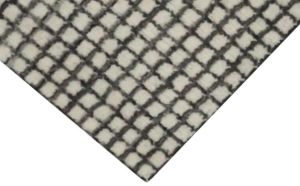 Ivory Charcoal Micro Check Neutral Handloom Carpet
