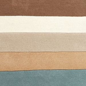 Muted Tea Clay Brown Atelier Blocks Woolen Rug