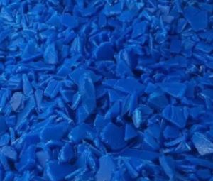 HDPE Blue Drum Hot Washed Regrind