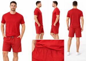 Mens Red Co Ord Set