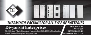 Battery Packaging Thermocol Buffer Box