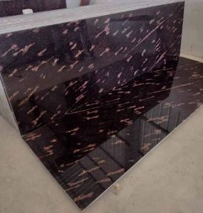 Fish Brown Granite Slab