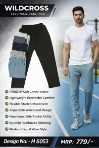 Elastic Waist Nightwear Men Hosiery Pyjama