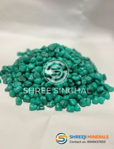 Green Marble Pebble