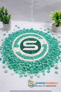 Green Marble Pebble