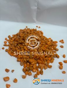 Orange Marble Pebbles