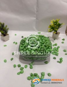 Parrot Green Marble Pebbles