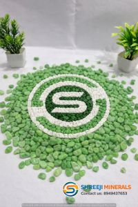 Parrot Green Marble Pebbles