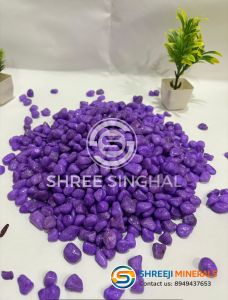 Purple Marble Pebbles