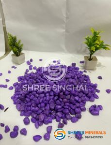 Purple Marble Pebbles