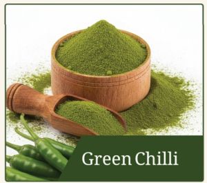 Dehydrated Green Chilli Powder