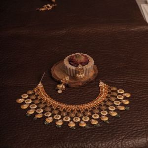 Grand Layered Coin Tassel Necklace Set
