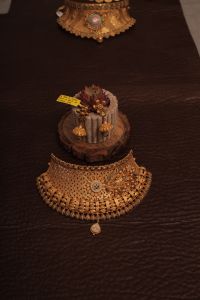 Royal Temple Cutwork Designer Choker Necklace Set