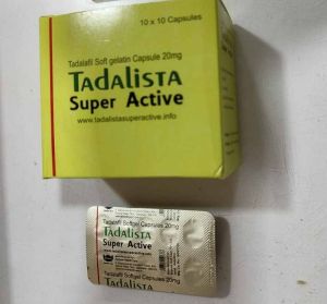 Tadalista Super Active Tadalafil Softgel Capsule