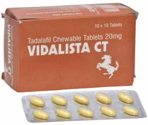 Vidalista CT 20mg Tadalafil Chewable Tablet