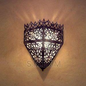 Decorative Vintage Metal Moroccan Wall Lamp