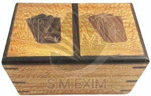 Pinewood Wooden Card Box