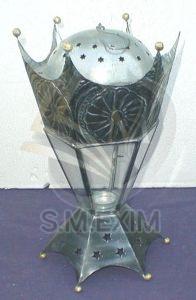 Silver Cup Shape Metal Candle Lantern